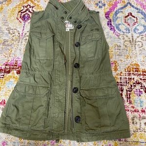 Olive Green Vest